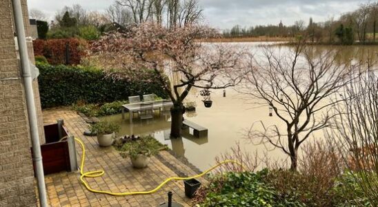 Years after his garden was flooded Ad is not worried