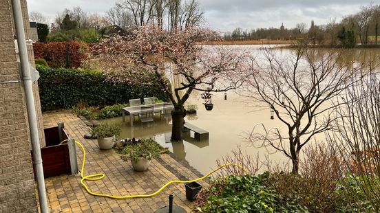 Years after his garden was flooded Ad is not worried