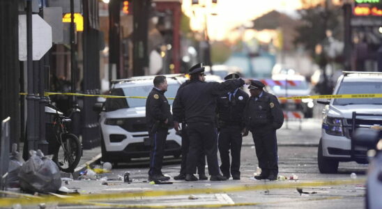 a vehicle rushes into the crowd leaving at least 10