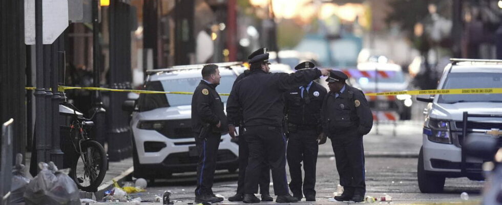 a vehicle rushes into the crowd leaving at least 10