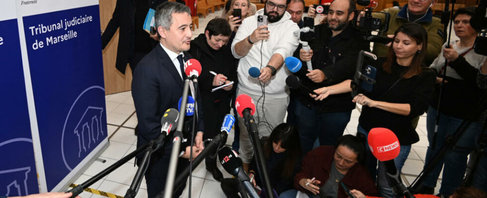 in Marseille Gerald Darmanin details his plan against drug trafficking