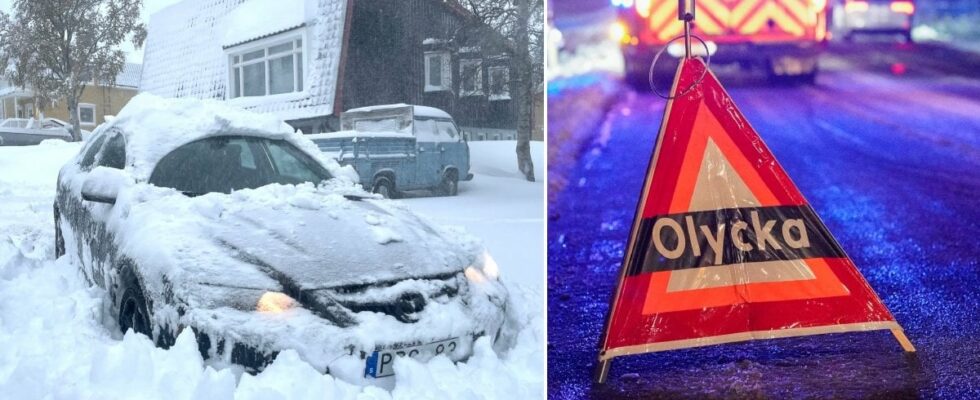 orange warning for snow and low temperatures