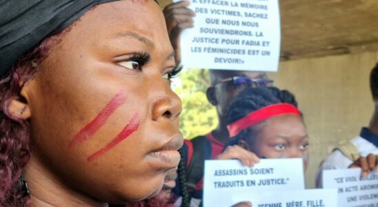 sit in of women in Ndjamena to denounce the collective rape