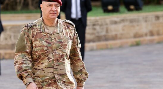 the commander in chief of the army Joseph Aoun elected president –