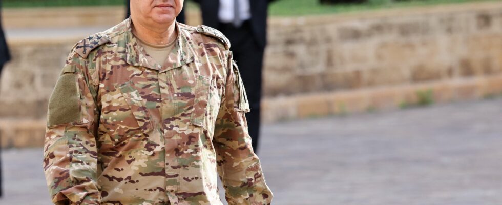 the commander in chief of the army Joseph Aoun elected president –