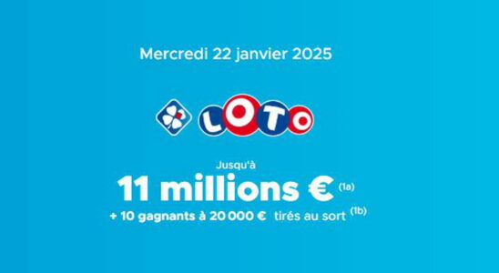 the draw on Wednesday January 22 2025 11 million euros