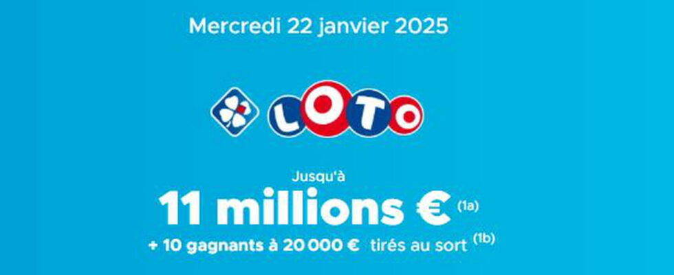 the draw on Wednesday January 22 2025 11 million euros