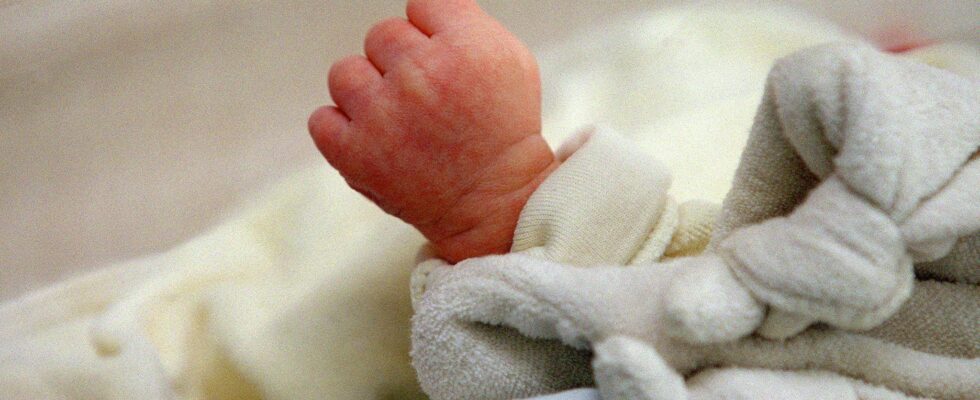 the number of births in France at its lowest since