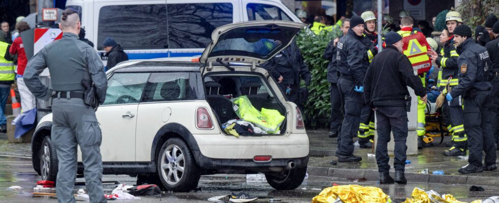 A car strikes the crowd in Munich likely attack according