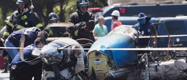 Aircraft has overthrown in Sao Paulo