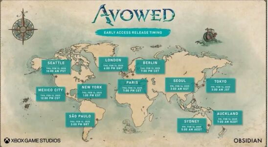 Avowed Early Access Hours Announced