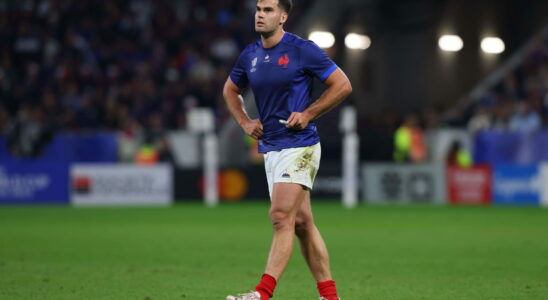 Best test marker of the XV of France Penaud vocally