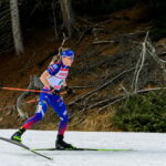 Biathlon Mass Start Women Michelon offers money the historic record