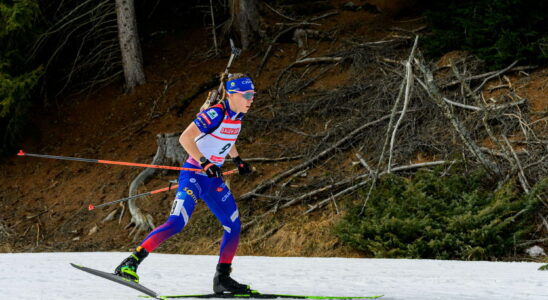 Biathlon Mass Start Women Michelon offers money the historic record