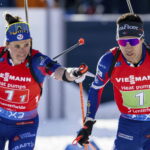 Biathlon Simple mixed relay France is crowned world champion The