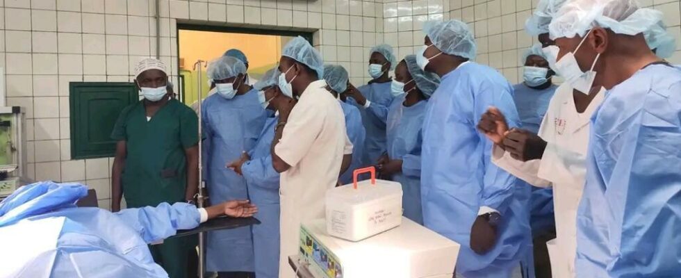 Central African Republic reopening of the operating room of trauma