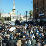 Demonstrations in Syria to denounce the occupation of part of