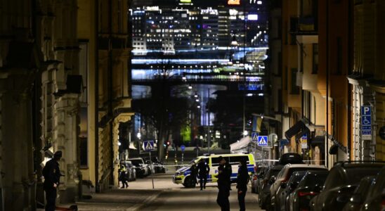 Detonation in central Stockholm Man Gripen