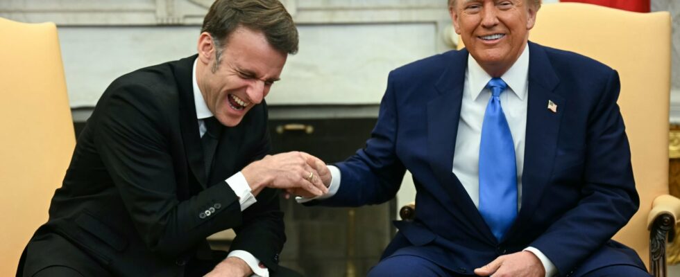 Emmanuel Macron Donald Trump despite the acoces a growing