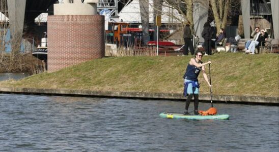 First spring day and Warmest February 21 ever measured