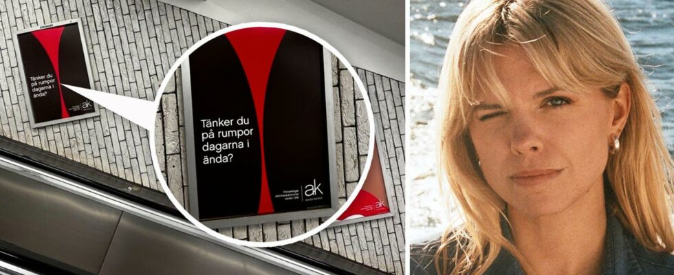 Flora Wistrom is raging over the subway advertising in Stockholm