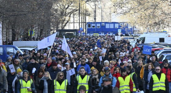 Hungary Magistrates demonstration mobilized against a new legal reform project