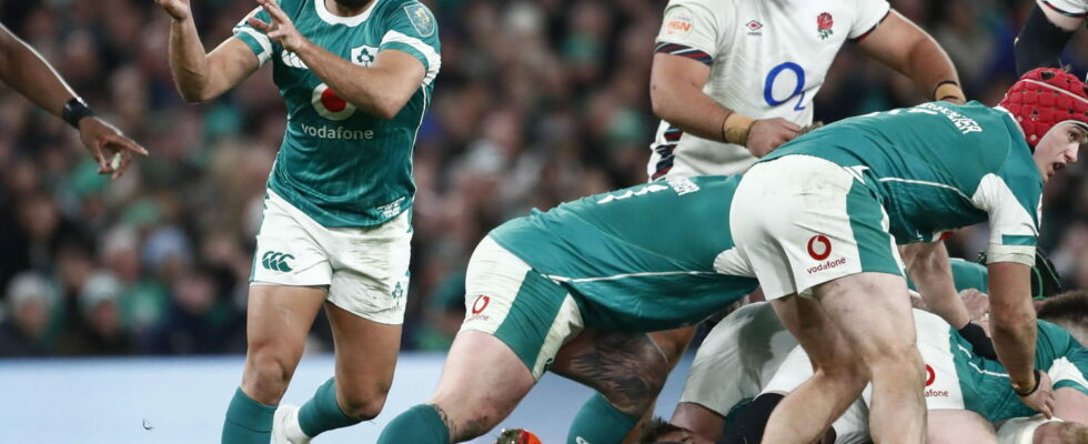 Ireland England Balmented the XV of the clover overturned