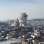 Israel continues its attacks They bombed buildings in the West