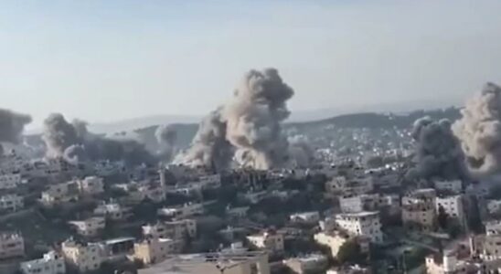 Israel continues its attacks They bombed buildings in the West