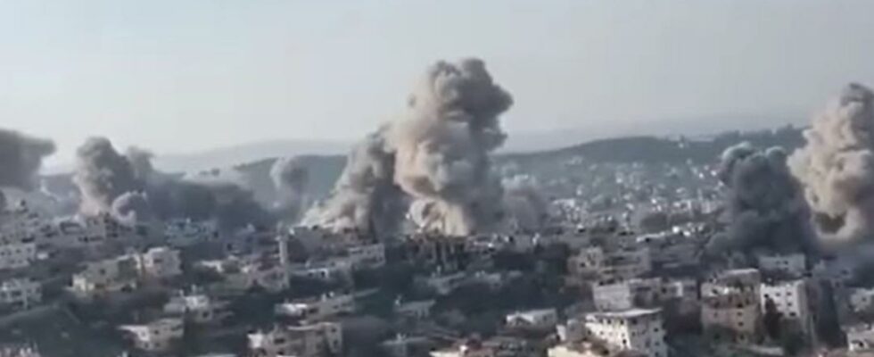 Israel continues its attacks They bombed buildings in the West