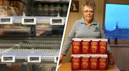 No Douwe Egberts coffee in the supermarket Adrie hits 7