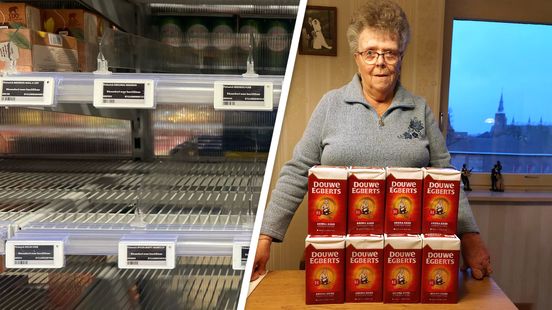 No Douwe Egberts coffee in the supermarket Adrie hits 7