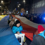 Poland Several hundred people demonstrate in Warsaw in support of