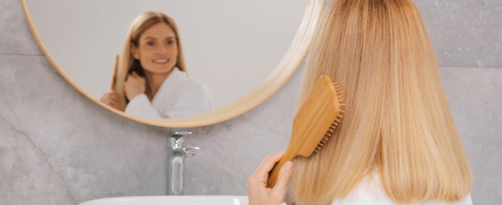 Practical and easy this hairstyle is ideal when it rains