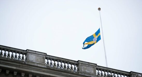 Prime Ministers call to Sweden Flag on half bar