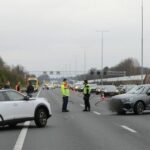 Road again after police investigation A27 at Maartensdijk