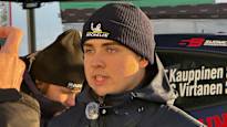 Sensational Tuukka Kauppinen 18 made Finnish Rally History left Kalle Rovanpera