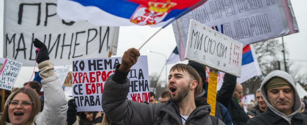 Serbia a new mega gathering against power in Kragujevac the