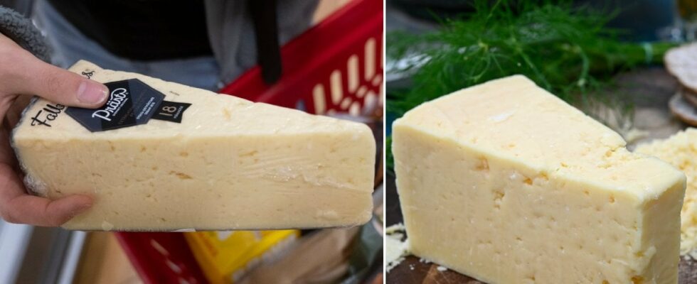 So you should never store your cheese the mistake