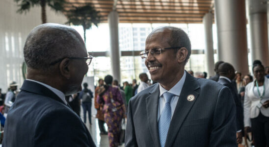 Summit of the African Union the Djiboutien Mahamoud Ali Youssouf