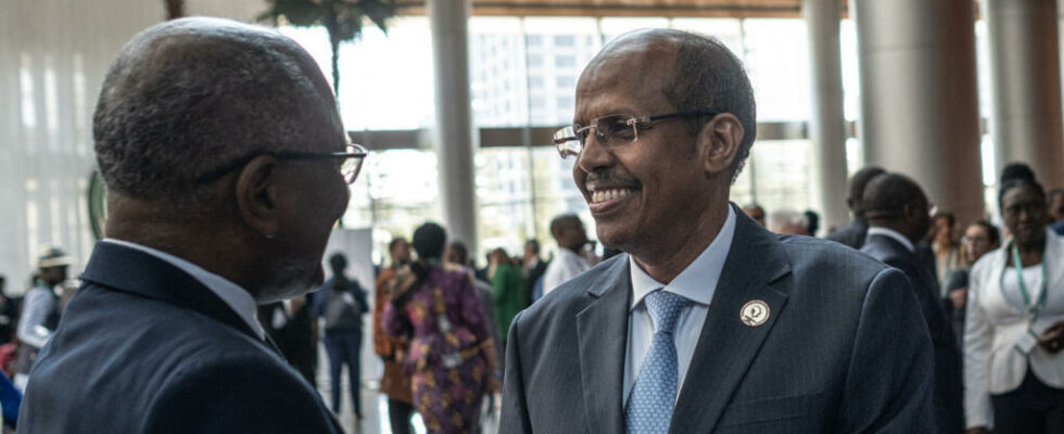 Summit of the African Union the Djiboutien Mahamoud Ali Youssouf