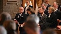 Swedish Prime Minister Ulf Kristersson gave a speech to the