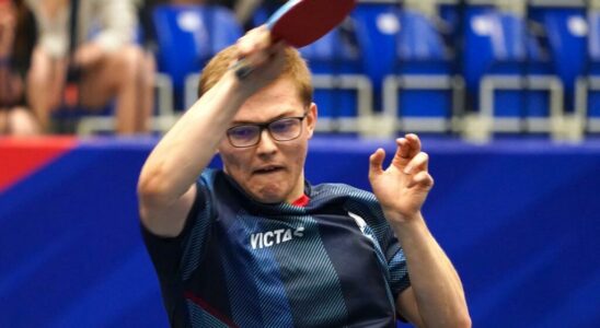 Table tennis Alexis Lebrun qualifies for the semi finals in Singapore