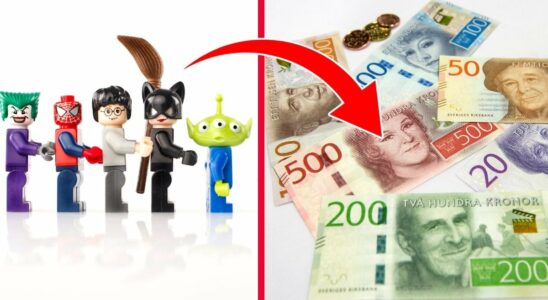 The Lego figure was sold for SEK 130000 do you have