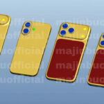 The rear designs of the iPhone 17 family can be