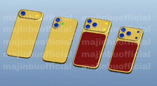 The rear designs of the iPhone 17 family can be