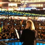 They stood up for Ukraine on Sergels square