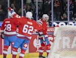 Three Finns celebrate the CHL championships in ZSC Lions In