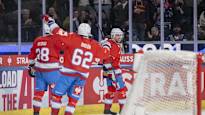 Three Finns celebrate the CHL championships in ZSC Lions In