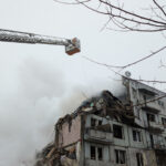 Ukraine Russian strike on a residential building in Poltava